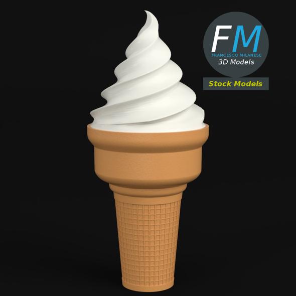 Stylized ice cream - 3Docean 27955772