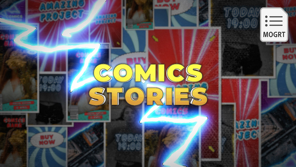 Comics Instagram Stories - MOGRT