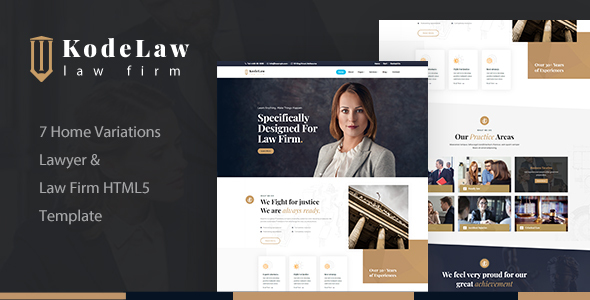 Kodelaw - Lawyer - ThemeForest 26209258