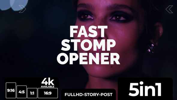Fast Stopm Opener-5 - VideoHive 27969740