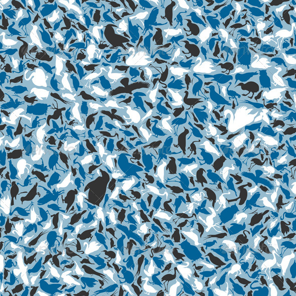 Background of birds