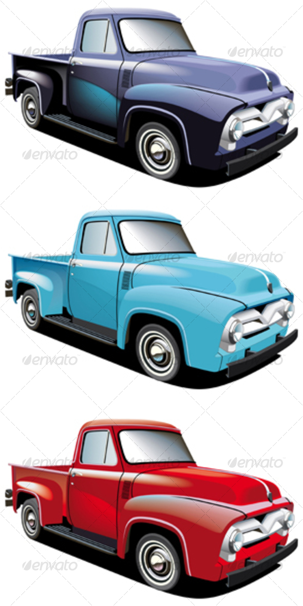 Retro style pickup - Retro Technology