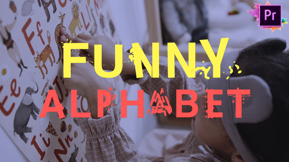 Funny Alphabet | Premiere Pro MOGRT