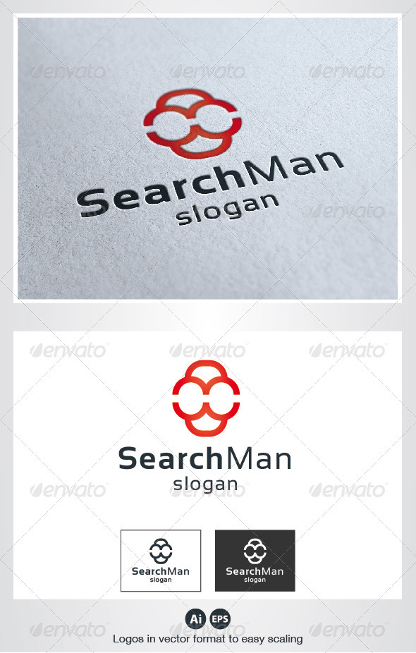 Search Man Logo - Humans Logo Templates