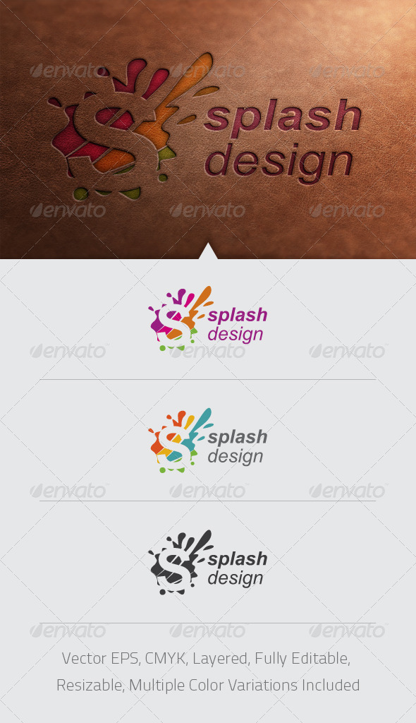 Splash Design Logo Template - Abstract Logo Templates