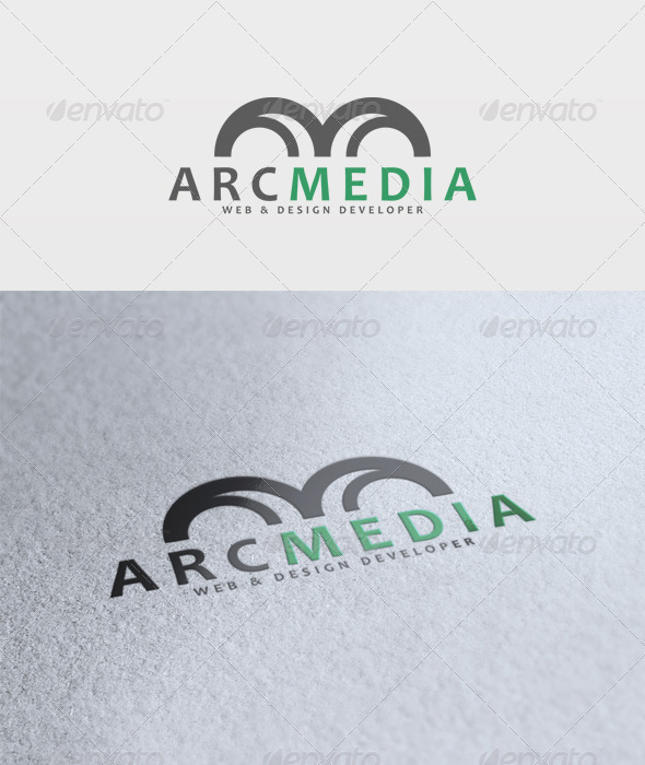 Arc Media Logo - Vector Abstract
