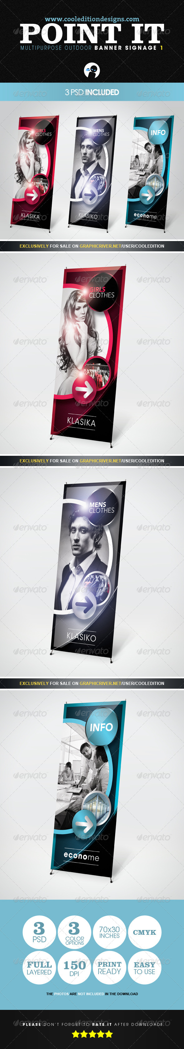 Point It - Multipurpose Outdoor Banner Signage 1 - Signage Print Templates