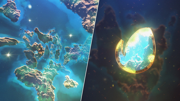 Space Nebula Logo - VideoHive 27987918