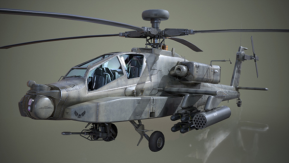 AH-64D Apache Longbow - 3Docean 25110454