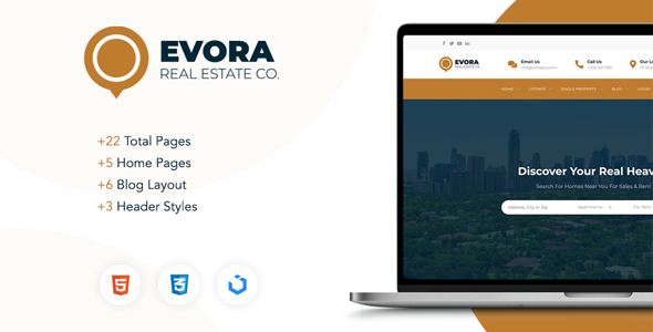 Special Evora - Real Estate HTML Template