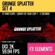 Grunge Splatter (2K Set 4) - VideoHive Item for Sale