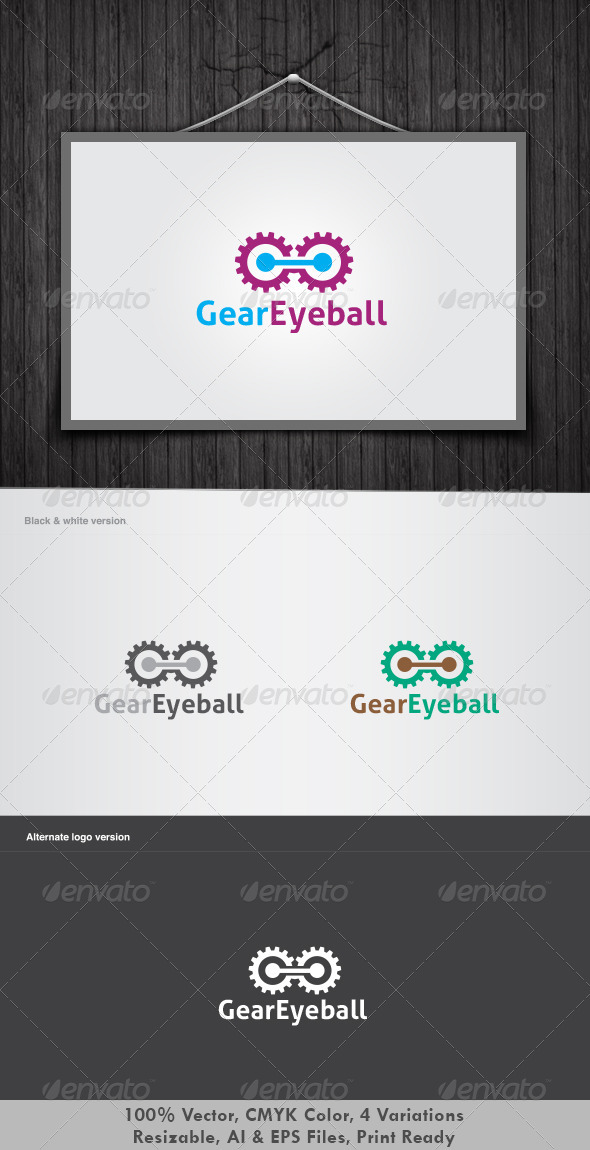 Gear Eyeball Logo