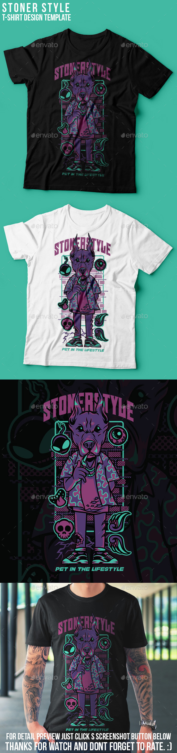 Stoner Style T-Shirt Design