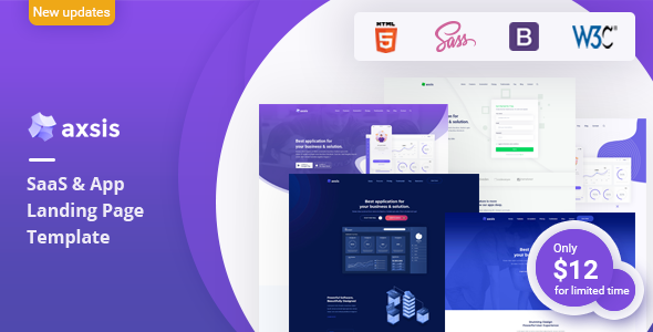 axsis - SaaSApp - ThemeForest 26067040