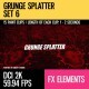 Grunge Splatter (2K Set 6) - VideoHive Item for Sale
