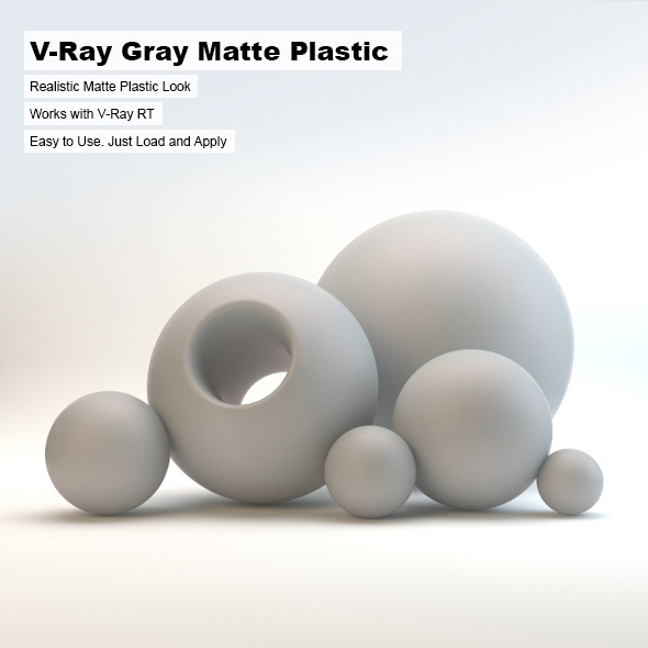 V-Ray Gray Matte - 3Docean 2602993