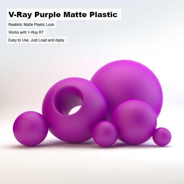 V-Ray Purple Matte - 3Docean 2603165