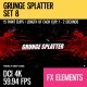 Grunge Splatter (4K Set 8) - VideoHive Item for Sale