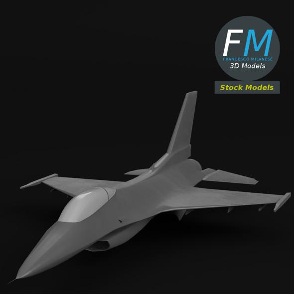 F-16 Fighting Falcon - 3Docean 17411281
