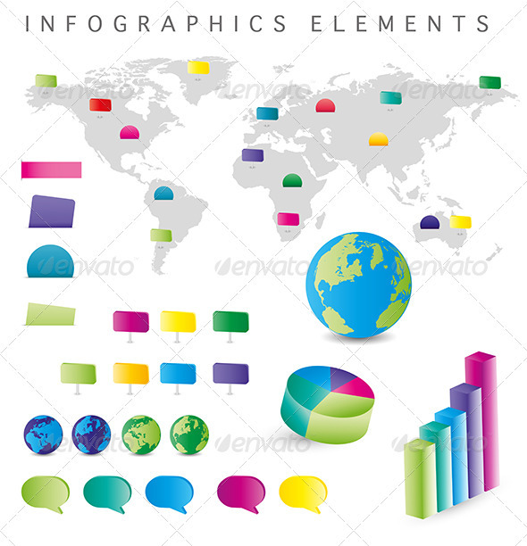Infographics Elements - Web Elements Vectors
