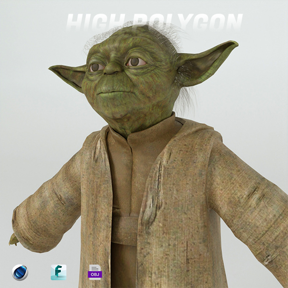 Yoda 3d model - 3Docean 28019127