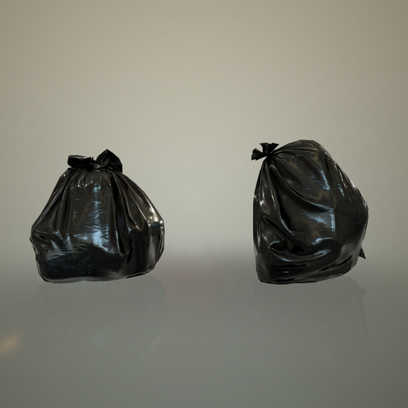 Pastic Garbage Bags - 3Docean 25547162