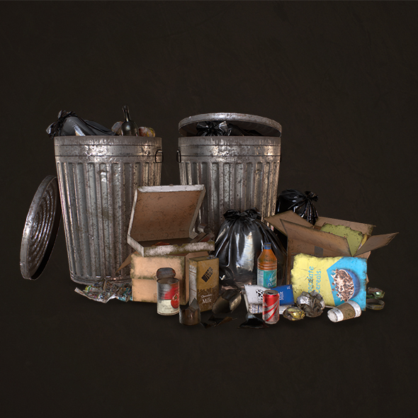 Urban Trash Pack - 3Docean 26407198