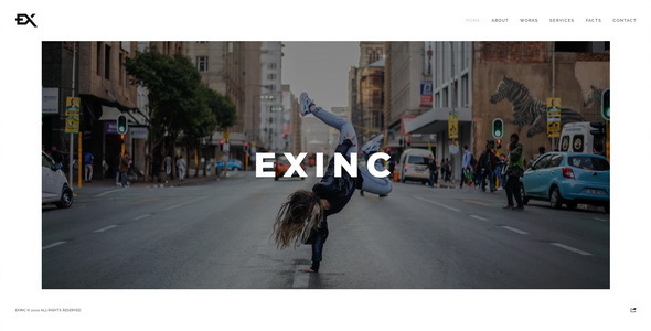 Great Exinc - Creative Personal Portfolio Template
