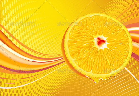 Abstract Background - Food Objects
