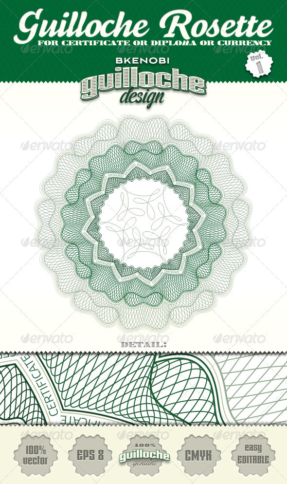 Guilloche Rosette Vol.1