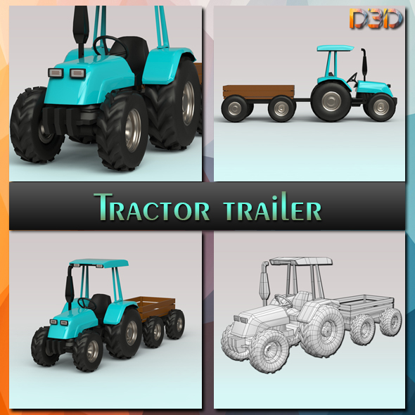 Tractor trailer - 3Docean 28036512
