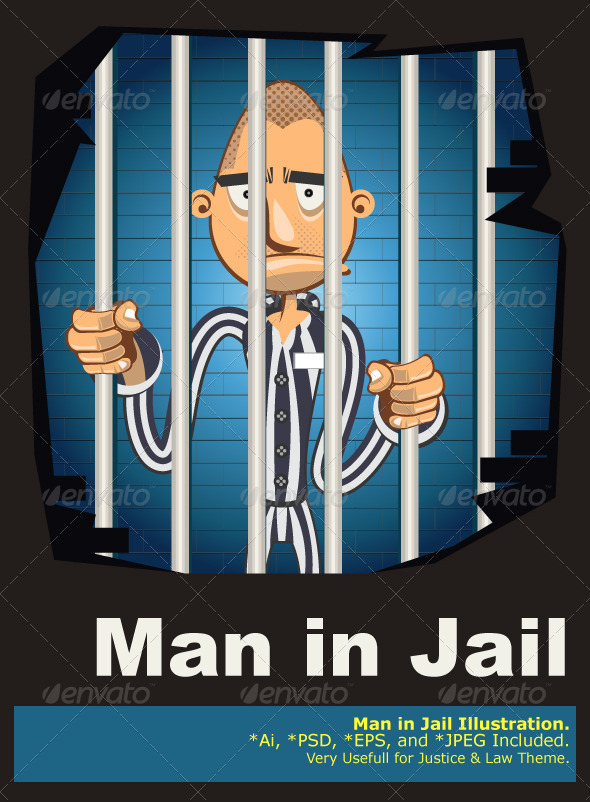 Prisoner in Jail - People Characters