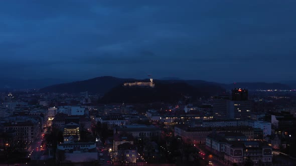 Ljubljana City at Night alt