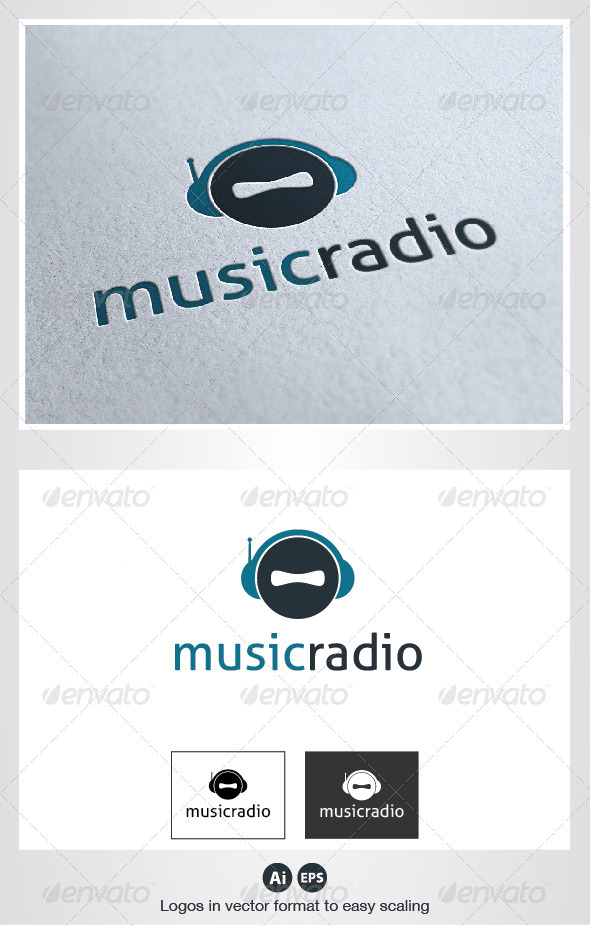 Music Radio Logo - Humans Logo Templates