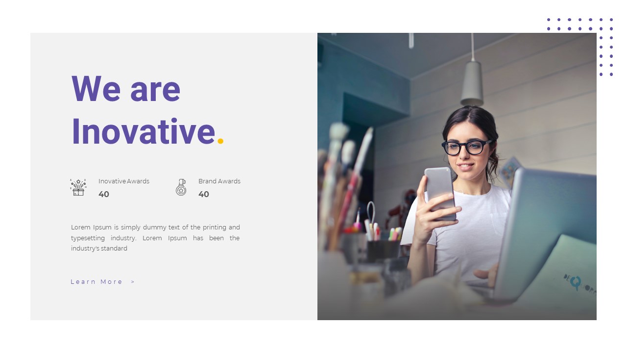 Newest – Startup Service PowerPoint Template, Presentation Templates