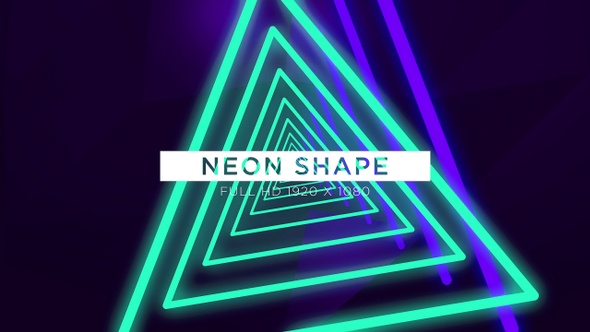 Neon Shape VJ Loops Background