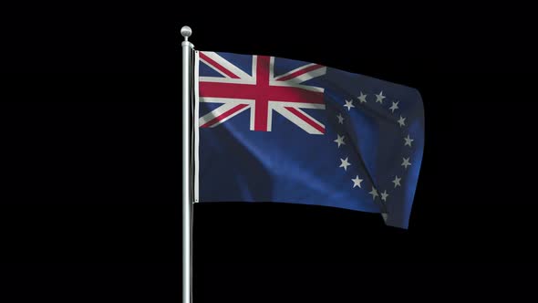 Cook Islands. Flag Big