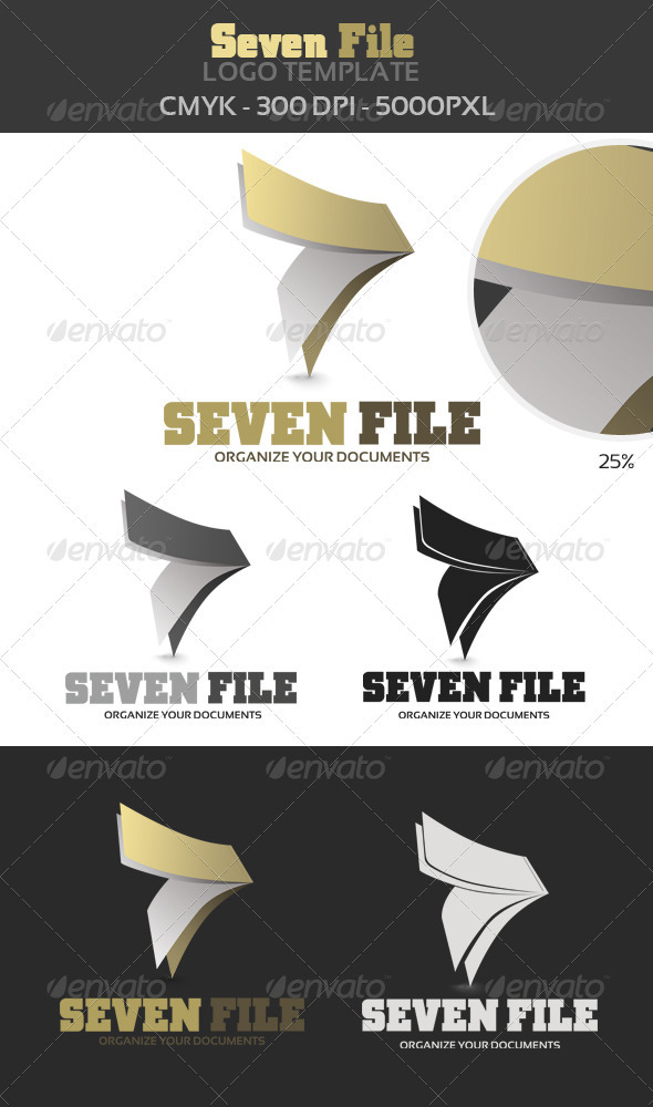 7 File Logo Template - Objects Logo Templates