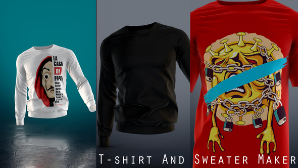 T-shirt And Sweater - VideoHive 27979660