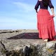 woman dancing on the rock - VideoHive Item for Sale