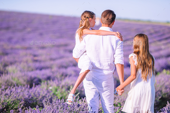white dress with lavender flowers
