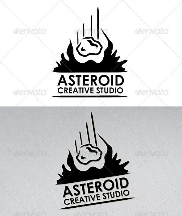 Asteroid Creative Studio Logo - Symbols Logo Templates