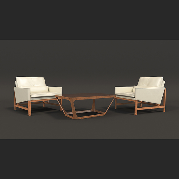 Contemporary Design Armchair - 3Docean 28089609