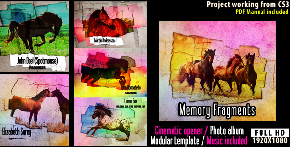 Memory Fragments Cinematic - VideoHive 2601005