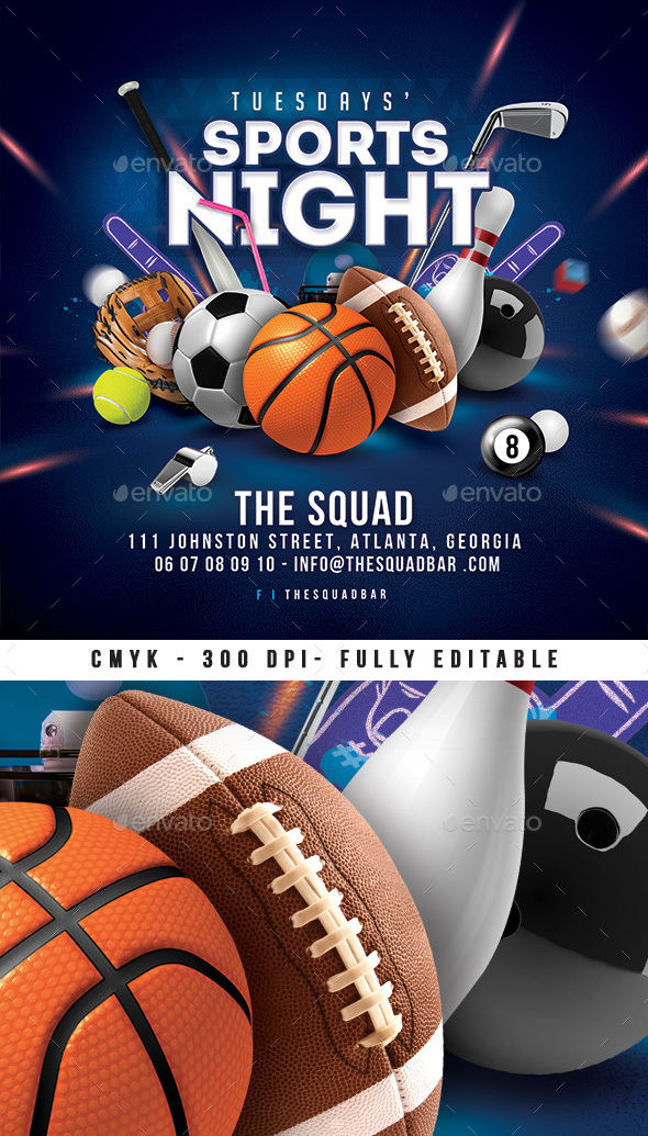 Bar Sport Unlimited Night Flyer By N2n44 Graphicriver