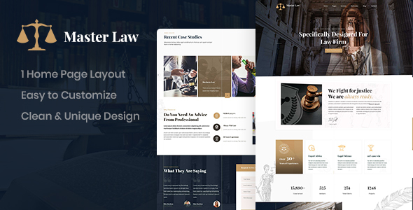 Masterlaw - Attorney - ThemeForest 28101724