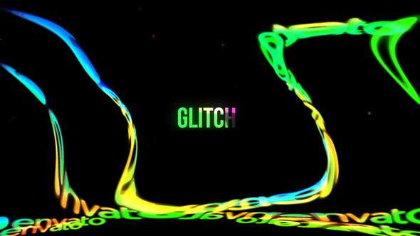 Colorful Glitch Logo - VideoHive 28103526