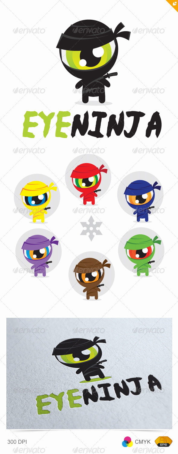 Eye Ninja Logo - Humans Logo Templates