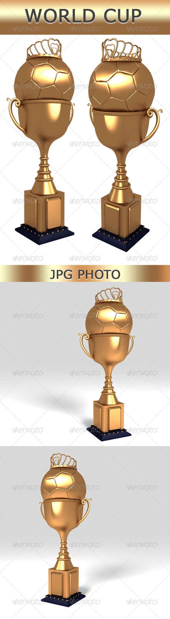 World Cup - Objects 3D Renders