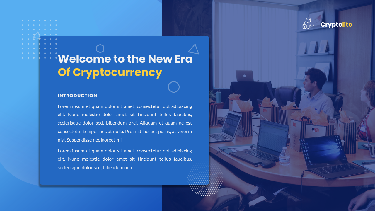 Cryptolite - Cryptocurrency Blockchain Google Slides Template ...
